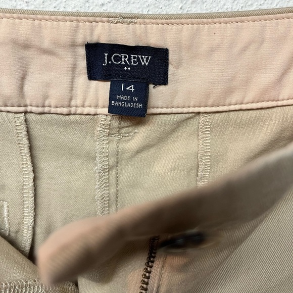 J. Crew Tan Bermuda Shorts Classic Cotton Blend - Picture 3 of 4